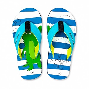 Flip Flop CROCO Print Slippers for Baby