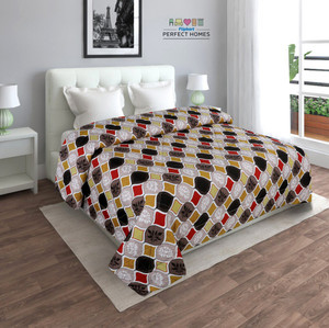flipkart perfect homes 3d printed double comforter for  ac room