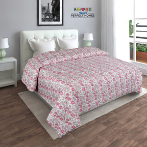 flipkart perfect homes 3d printed double comforter for  ac room