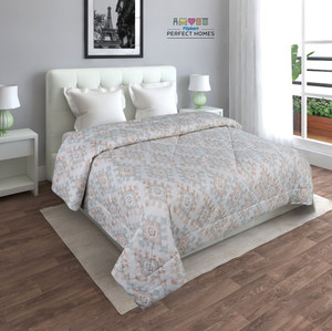 flipkart perfect homes 3d printed double comforter for  ac room