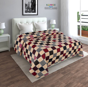 flipkart perfect homes 3d printed double comforter for  ac room
