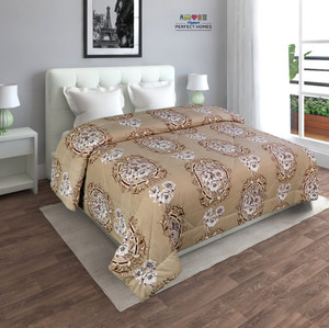 flipkart perfect homes 3d printed double comforter for  ac room