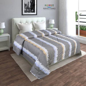flipkart perfect homes 3d printed double comforter for  ac room