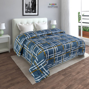 flipkart perfect homes 3d printed double comforter for  ac room