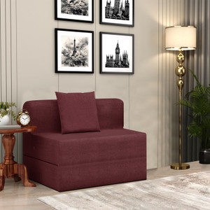 flipkart perfect homes 3x6 - feet lightweight sofa cum bed 1 seater single foam fold out sofa cum bed