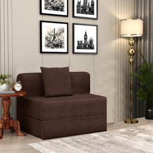 flipkart perfect homes 3x6 - feet lightweight 1 seater single foam fold out sofa cum bed