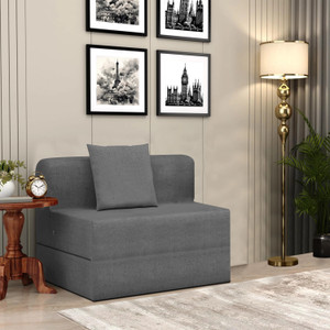 flipkart perfect homes 3x6 - feet lightweight sofa cum bed 1 seater single foam fold out sofa cum bed