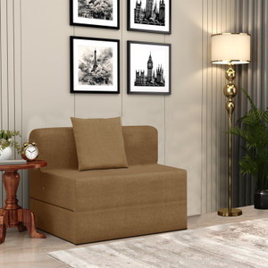 flipkart perfect homes 3x6 - feet lightweight 1 seater single foam fold out sofa cum bed