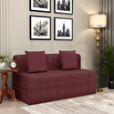 Flipkart Perfect Homes 4X6 - Feet Lightweight Sofa Cum Bed 2 Seater Single Foam Fold Out Sofa Cum Bed