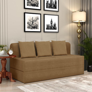 flipkart perfect homes 5x6 - feet lightweight sofa cum bed 3 seater double foam fold out sofa cum bed