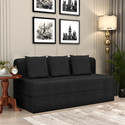 Flipkart Perfect Homes 5X6 - Feet Lightweight Sofa Cum Bed 3 Seater Double Foam Fold Out Sofa Cum Bed
