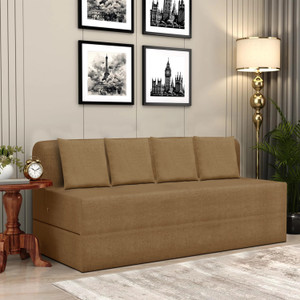 flipkart perfect homes 6x6 - feet lightweight sofa cum bed 4 seater double foam fold out sofa cum bed