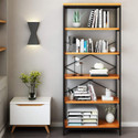 Flipkart Perfect Homes 71 Tall Modern Bookshelf 6 Foot, Free Standing Display Shelving Unit, Solid Wood Open Book Shelf