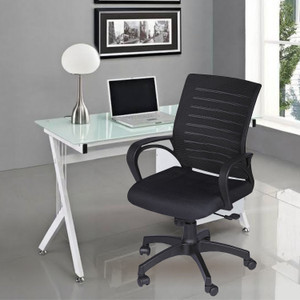 flipkart perfect homes bonzai low back office chair fabric office arm chair black optional installation available