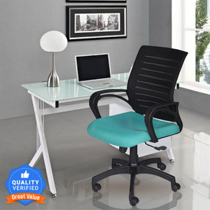 flipkart perfect homes bonzai low back office chair fabric office arm chair black green optional installation available