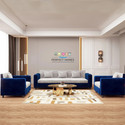 Flipkart Perfect Homes Crete Velvet Soft Fabric_01 Fabric 3 + 1 + 1 Sofa Set