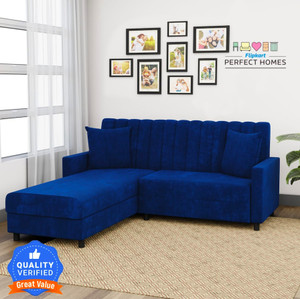 flipkart perfect homes freya lhs fabric 5 seater  sofa