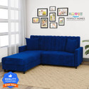 Flipkart Perfect Homes Freya LHS Fabric 5 Seater  Sofa