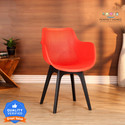 Flipkart Perfect Homes IKON-SMART COMFORTABLE CAFETERIA BUCKET LIVING ROOM DINING ARMCHAIR Plastic Living Room Chair