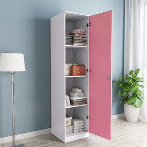 flipkart perfect homes jules engineered wood 1 door wardrobe