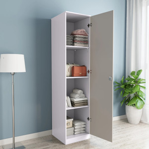flipkart perfect homes jules engineered wood 1 door wardrobe