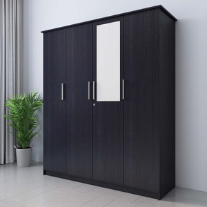 flipkart perfect homes julian engineered wood 4 door wardrobe