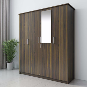 flipkart perfect homes julian engineered wood 4 door wardrobe