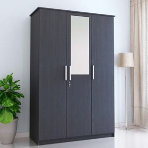 flipkart perfect homes julian engineered wood 3 door wardrobe