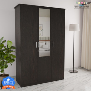 flipkart perfect homes julian engineered wood 3 door wardrobe