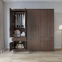 Flipkart Perfect Homes Julian Engineered Wood 6 Door Wardrobe