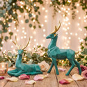 Flipkart Perfect Homes Luxury Reindeer Deer Showpiece
