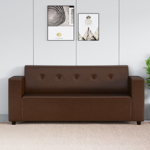 flipkart perfect homes milos leatherette 3 seater  sofa