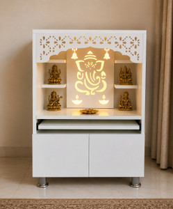 Flipkart Perfect Homes Modern Wooden Pooja Mandir