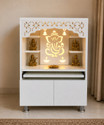 Flipkart Perfect Homes Modern Wooden Pooja Mandir