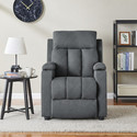 Flipkart Perfect Homes Oliver Fabric Manual Recliner (Finish Color - Grey, Pre-assembled)