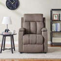 Flipkart Perfect Homes Oliver Fabric Manual Recliner (Finish Color - Desert Brown, Pre-assembled)