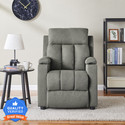 Flipkart Perfect Homes Oliver Fabric Manual Recliner (Finish Color - Oyster Beige, Pre-assembled)