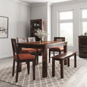 Flipkart Perfect Homes PureWood Sheesham 6 Seater Dining Set with Bench