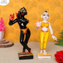 Flipkart Perfect Homes Radha Krishna Exquisite Marble Statues, Murtis, for Home Décor & pooja rooms Decorative Showpiece  -  22 cm