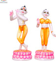 Flipkart Perfect Homes Radha Krishna Exquisite Marble Statues, Murtis, for Home Décor & pooja rooms Decorative Showpiece  -  33 cm