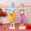 Flipkart Perfect Homes Radha Krishna Exquisite Marble Statues, Murtis, for Home Décor & pooja rooms Decorative Showpiece  -  30 cm