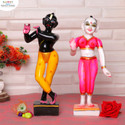 Flipkart Perfect Homes Radha Krishna Exquisite Marble Statues, Murtis, for Home Décor & pooja rooms Decorative Showpiece  -  30 cm
