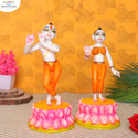 Flipkart Perfect Homes Radha Krishna Exquisite Marble Statues, Murtis, for Home Décor & pooja rooms Decorative Showpiece  -  26 cm