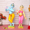 Flipkart Perfect Homes Radha Krishna Exquisite Marble Statues, Murtis, for Home Décor & pooja rooms Decorative Showpiece  -  43 cm