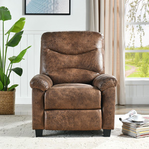 flipkart perfect homes rosita leatherette manual recliner finish color - light brown diydo-it-yourself