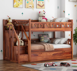 Flipkart Perfect Homes Sheesham Wood Bunk Bed