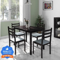 Flipkart Perfect Homes Capri Solid Wood 4 Seater Dining Set