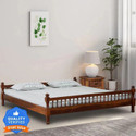 Flipkart Perfect Homes Solid Wood King Bed