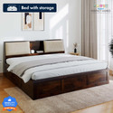 Flipkart Perfect Homes Stout with Storage Headboard