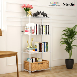 flipkart perfect homes studio book shelf metal open book shelf
